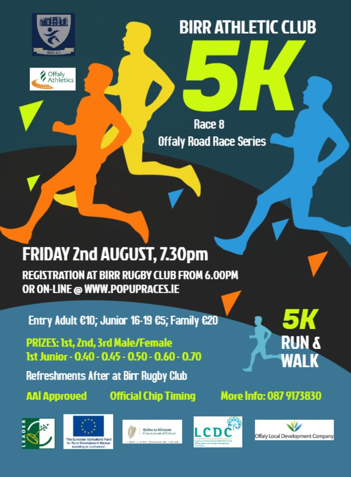Birr AC 5k 2019 Pop Up Races