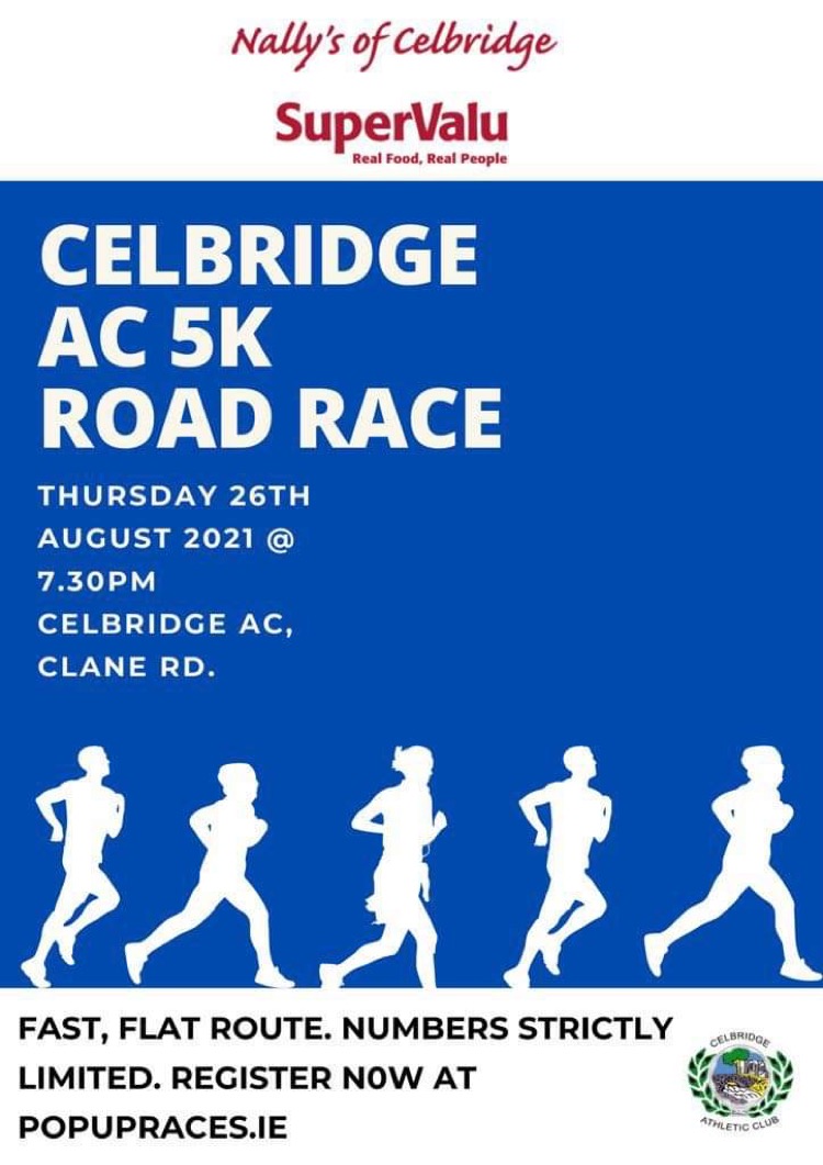 "Nallys SuperValu" Celbridge AC 5k Road Race 2021 Pop Up Races