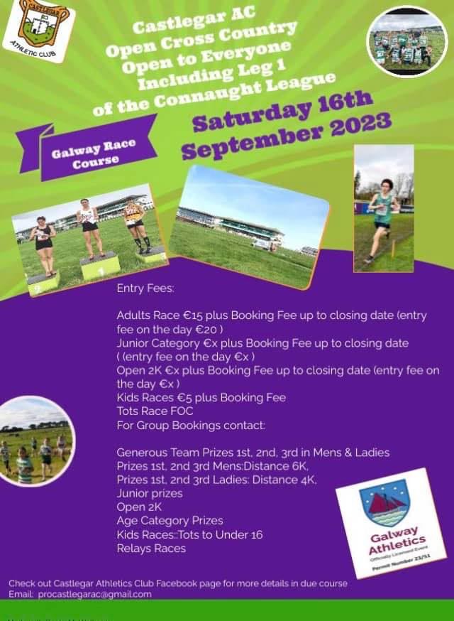 Castlegar AC Open Cross Country 2023 Pop Up Races